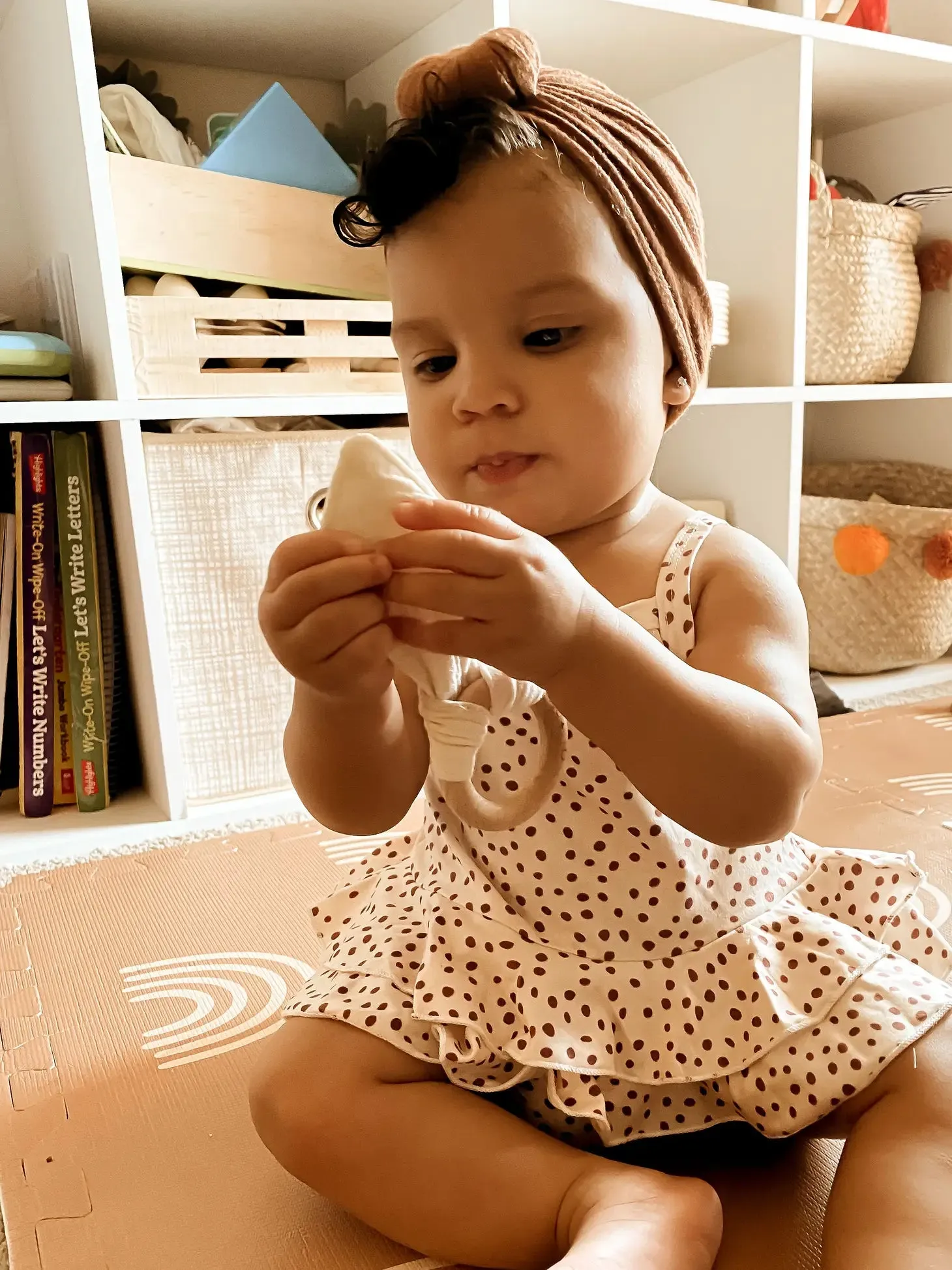 Crinkle Bunny Ears Teether