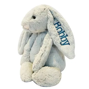 Custom Embroidered Plush Bunny - Personalized First Easter Gift