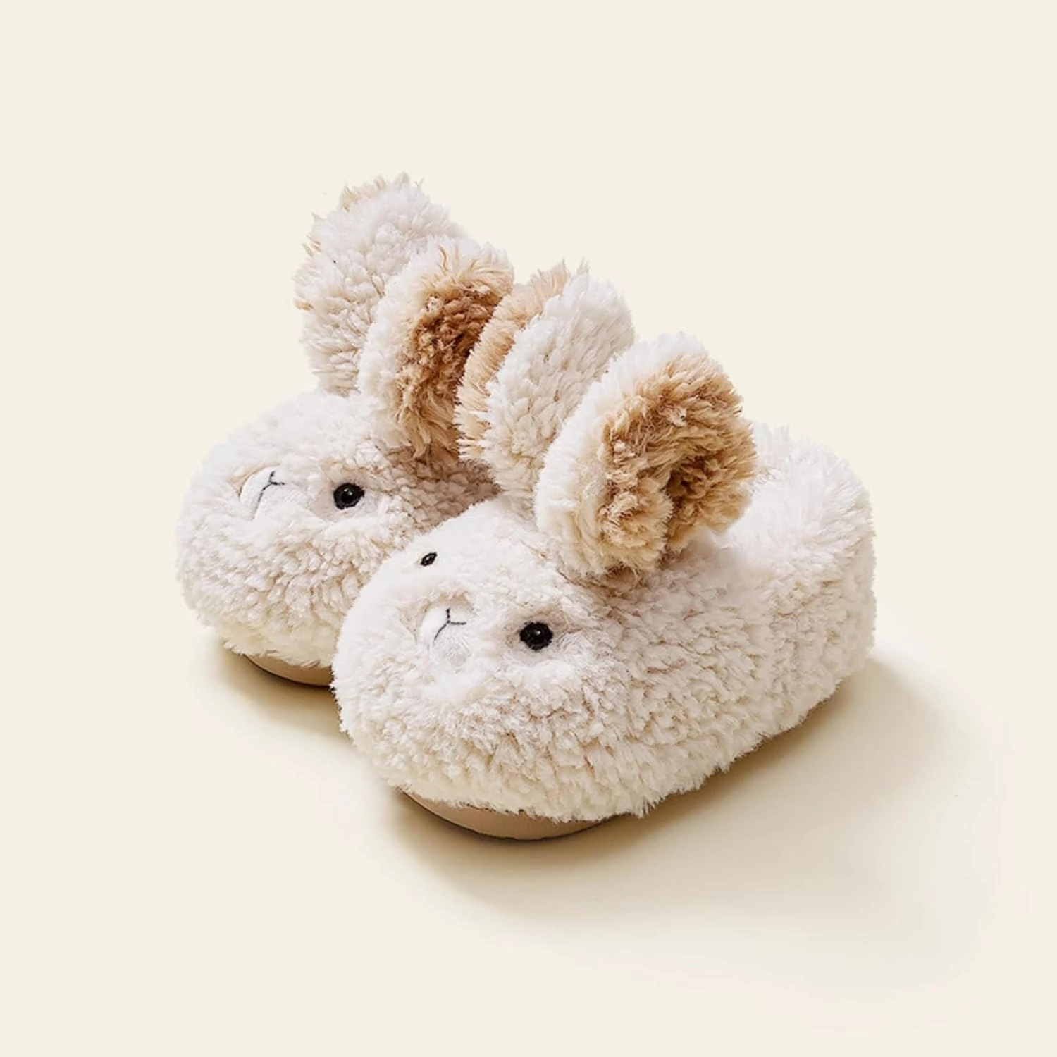 Cute Capybara Winter Slippers for Kids and Toddlers, Soft Warm Fleece Cozy Animal Home Shoes