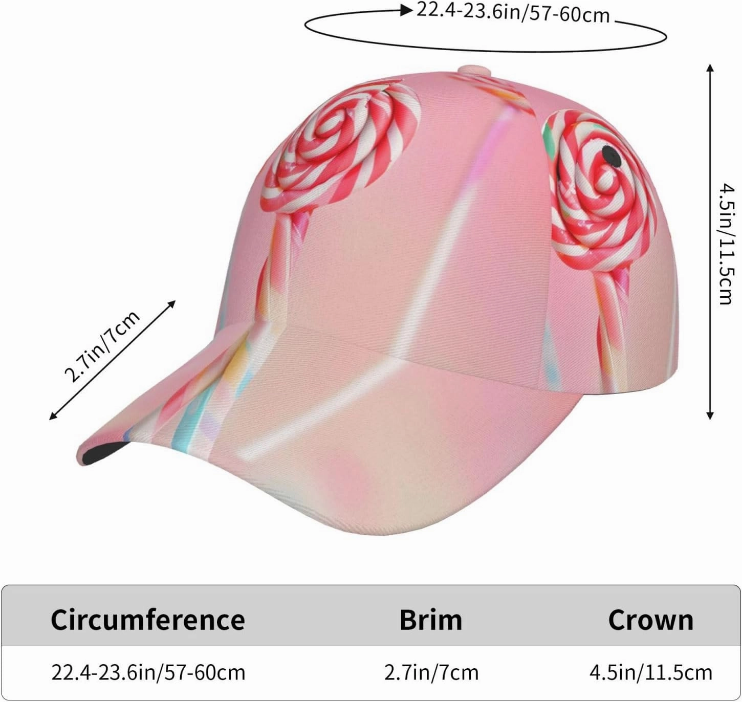 Cute owl Printed Baseball Cap, Adjustable Golf Dad Hat for Men Women, Funny Unconstructed Plain Cap