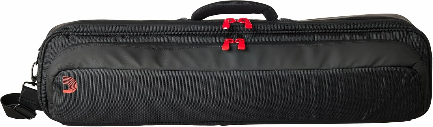 D'Addario Accessories XPND Guitar Pedal Board Case - Backline Pedalboard Transporter - Pedal Board Carry Case for XPND 1 or Single Row Pedal Boards - Padded Carry Strap and Dividers