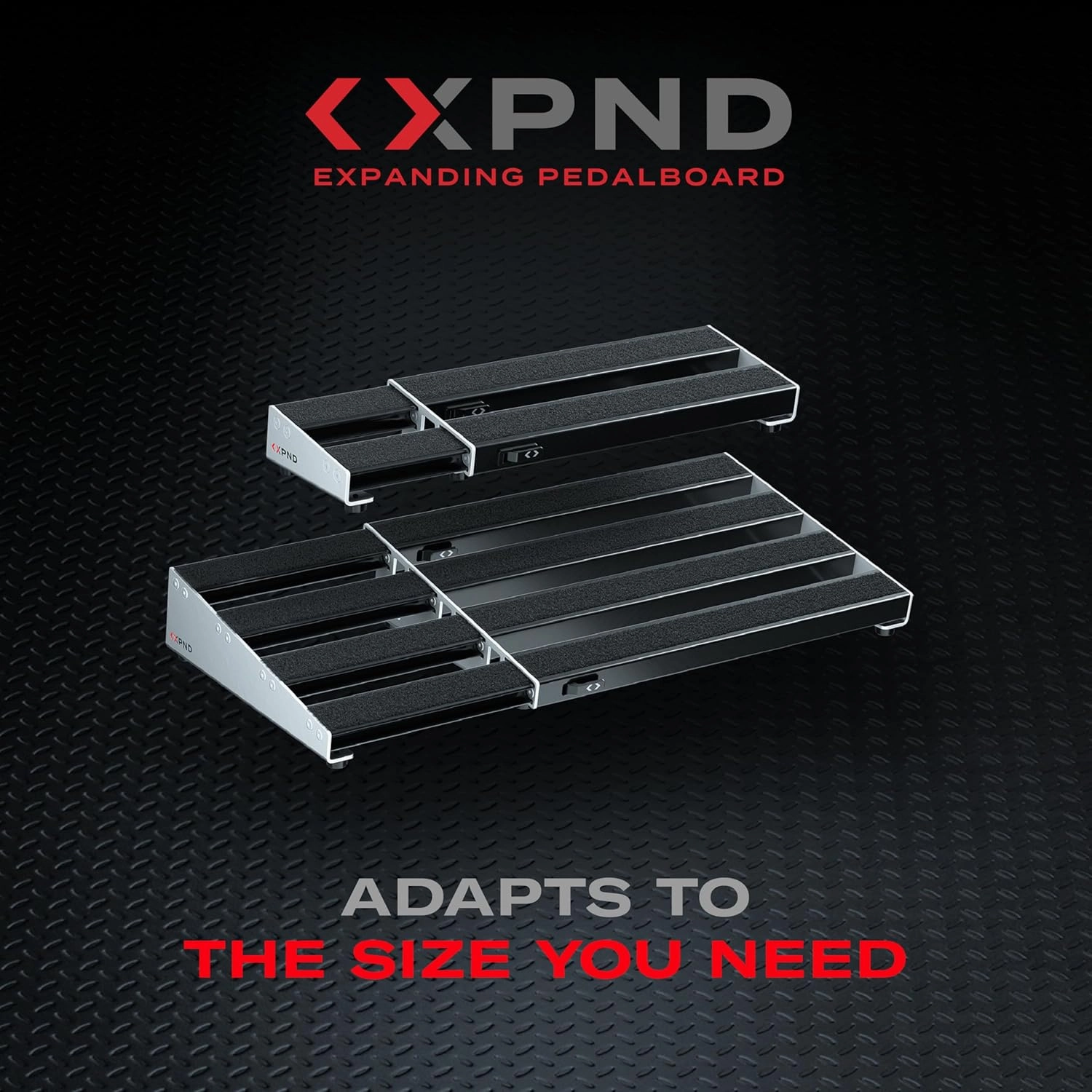 D'Addario Accessories XPND Guitar Pedal Board Case - Backline Pedalboard Transporter - Pedal Board Carry Case for XPND 1 or Single Row Pedal Boards - Padded Carry Strap and Dividers
