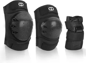 DA - Adult and Child Knee, Elbow, and Wrist Guards, Suitable for Bicycles, ice Skating, Roller Skating, Skateboarding, and Scooters
