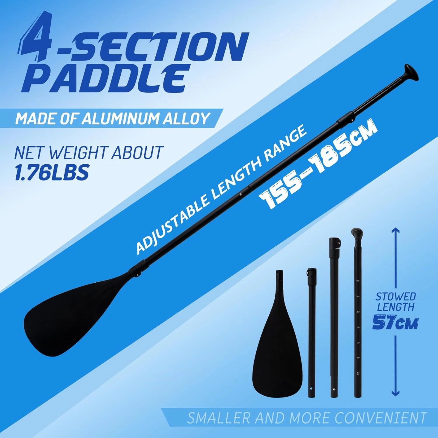 DAKUWAR Paddle Board 10'6''/10' Inflatable Stand Up Paddle Boards with SUP Accessories Ultra-Light Paddleboard Non-Slip Comfort Deck for Adults & Youth of All Skill Levels
