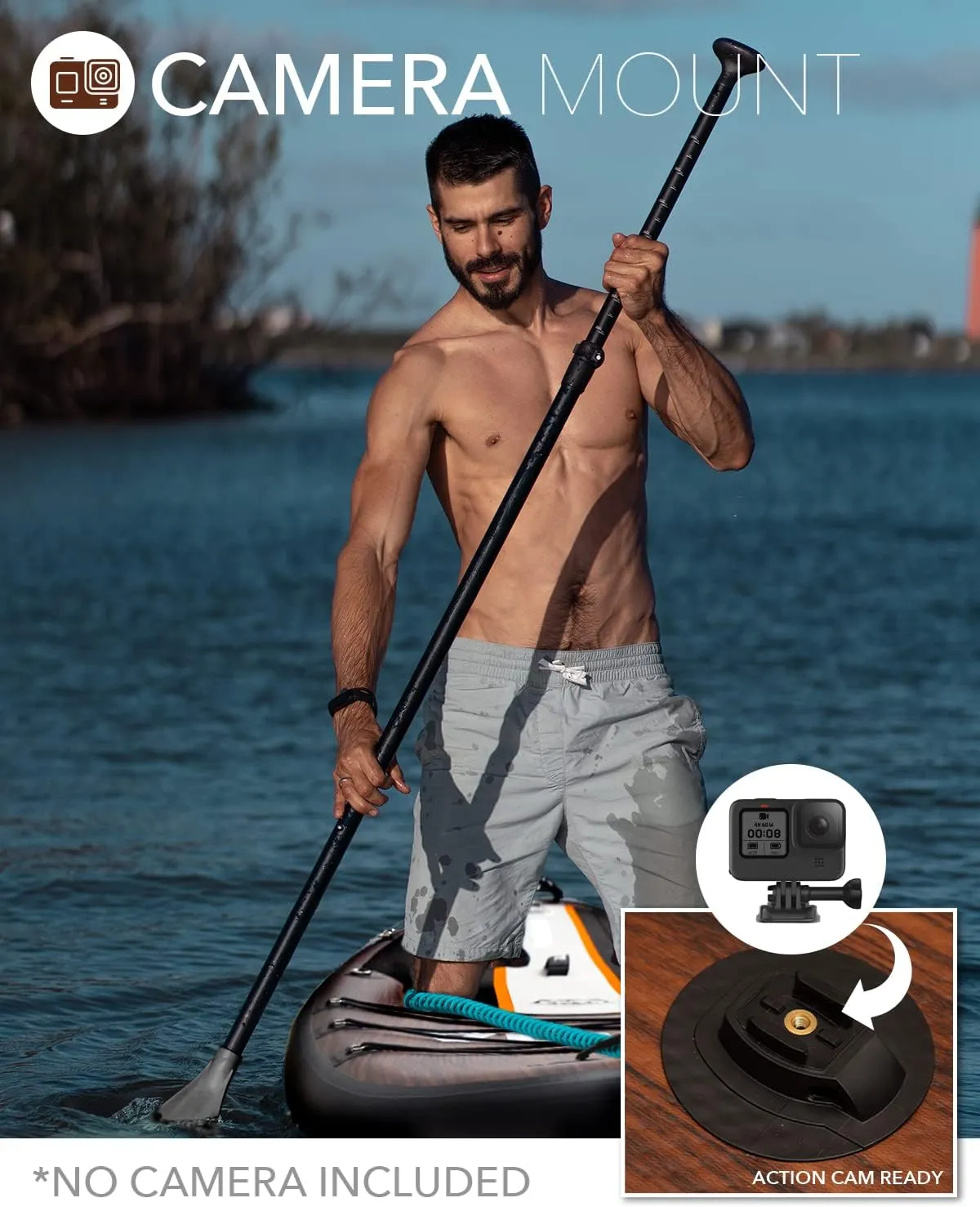 DAMA 9'6"/10'6"/11' Inflatable Stand Up Paddle Board, Yoga Board, Camera Seat, Floating Paddle, Hand Pump, Board Carrier, Waterproof Bag, Drop Stitch, Traveling Board for Surfing