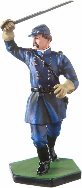 danila-souvenirs Tin Soldier USA Civil war Northerners General Joshua L. Chamberlain Hand Painted Metal Sculpture Miniature Figurine 54mm #CW21
