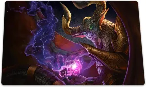 Dark Night Fel Lord MTG Playmat Trading Card Game MTG Game mat TCG CCG Mat Free Bag