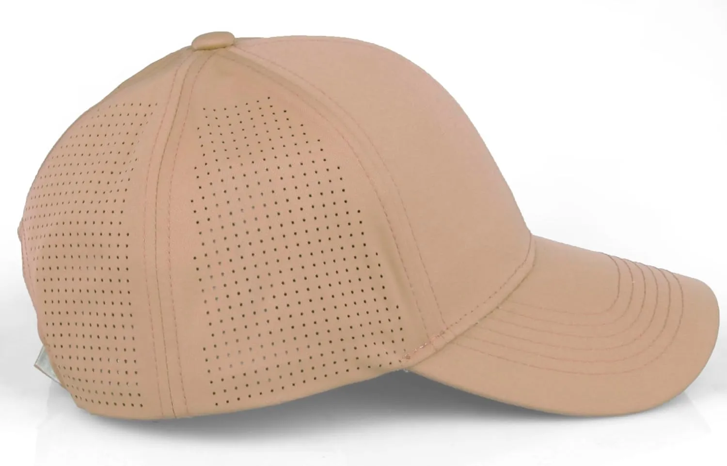 Daxton Performance Cool Tech Baseball Hat Alphabet Initial with Silver Letters