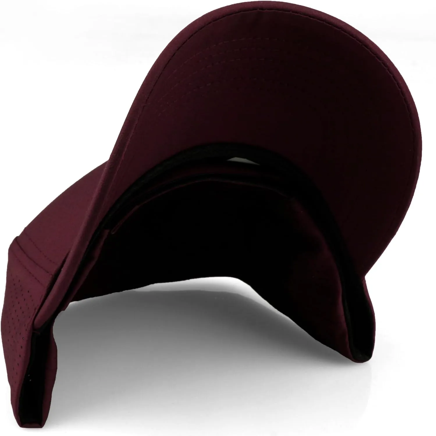Daxton Performance Cool Tech Baseball Hat Alphabet Initial with Silver Letters