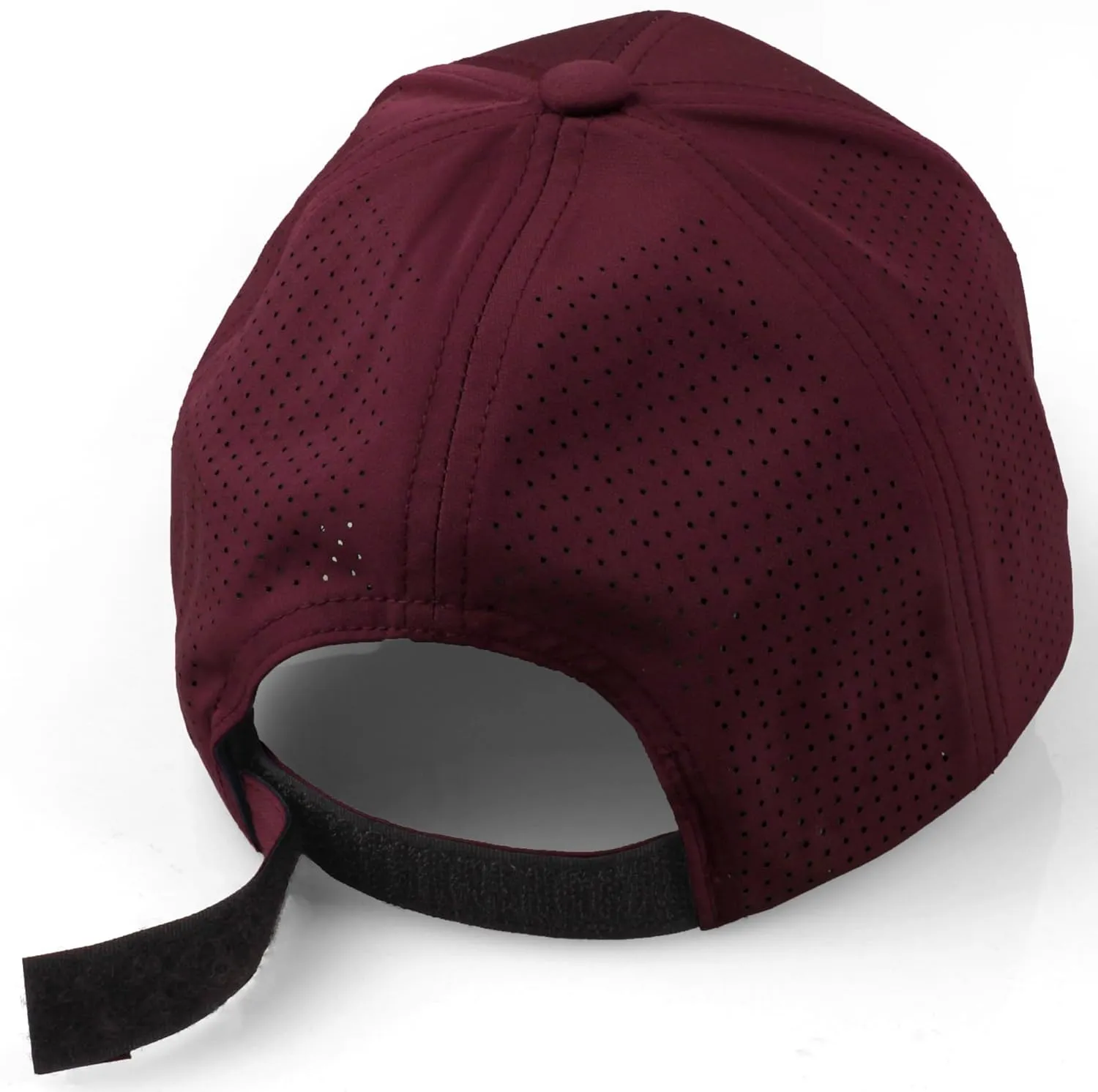 Daxton Performance Cool Tech Baseball Hat Alphabet Initial with Silver Letters