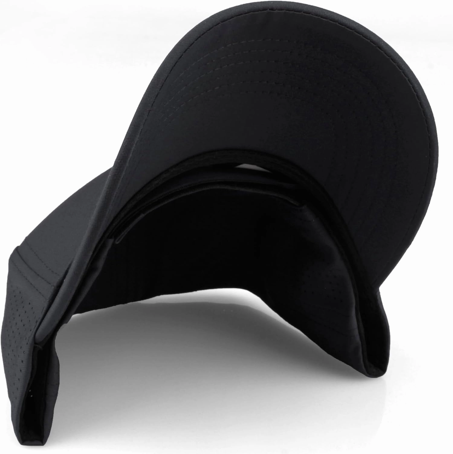 Daxton Performance Cool Tech Baseball Hat Alphabet Initial with Silver Letters