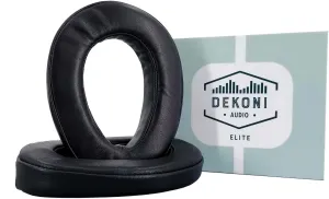 Dekoni Audio Earpads for HiFiMan Arya Open Back Headphones | Replacement Ear Pads for HiFiMan Headphones Ananda, Edition X, HE1000 V2 | Memory Foam Ear Cushions, Black (Elite Sheepskin)