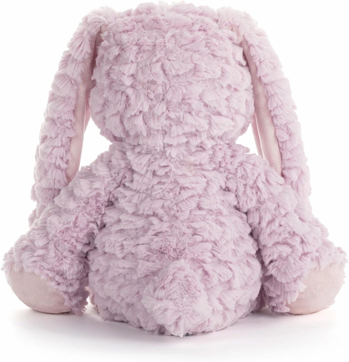 DEMDACO Mellow Fellows 13 x 5 Inch Soft Polyester Cuddly Plush Huggable Toy Stuffed Animal, Purple, Beans The Bunny