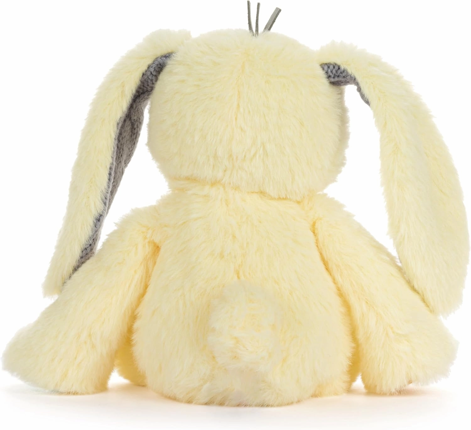 DEMDACO Oddball 7.5 x 6.5 Inch Polyester Soft Cuddly, Huggable, Toy, Plush Stuffed Animal, Yellow and Green, Bunny