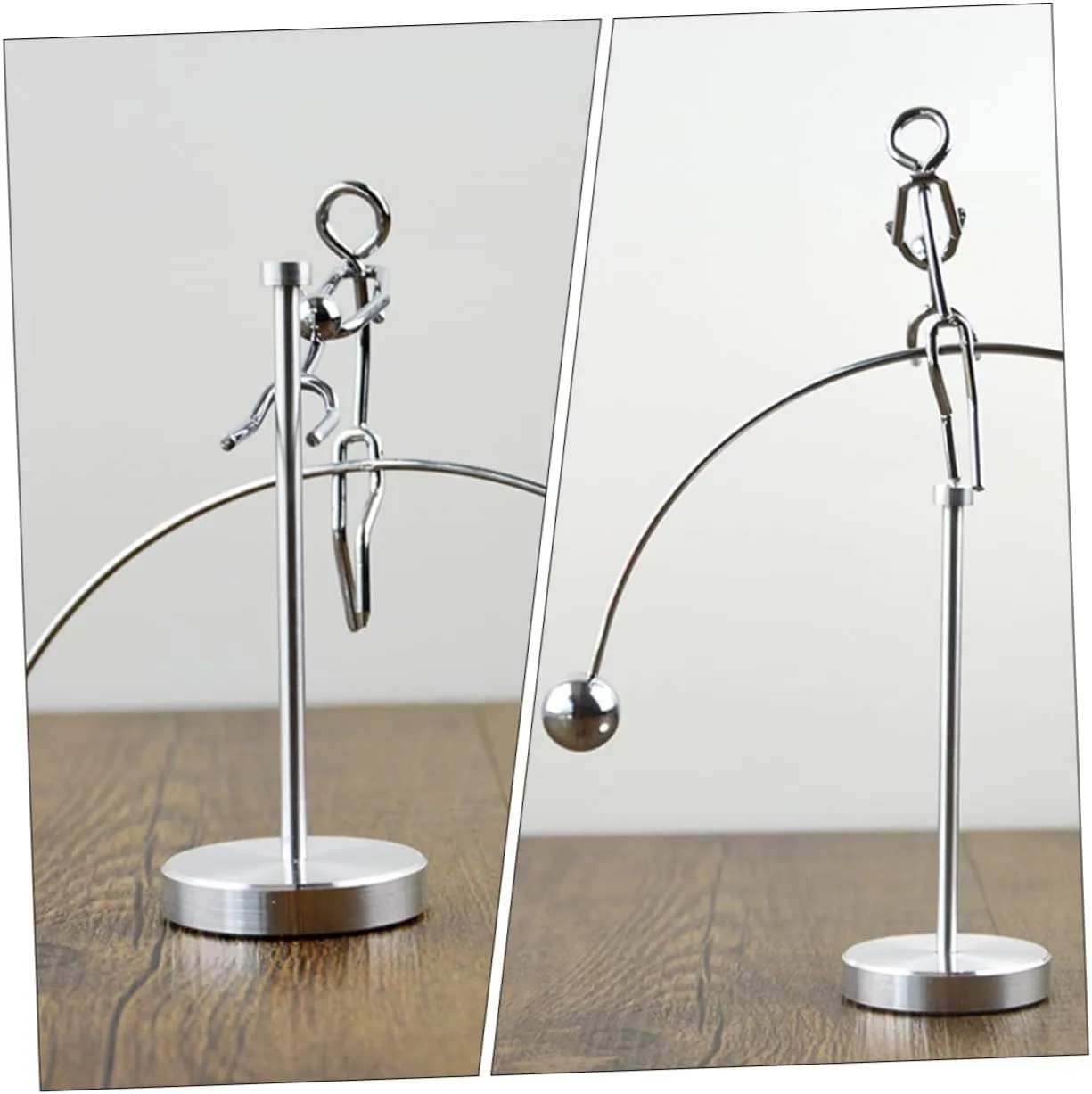Desktop Balancing Tumbler Toy Creative Couple Art Decor for Home Office Physics Demonstration Stable Base for Science Enthusiasts