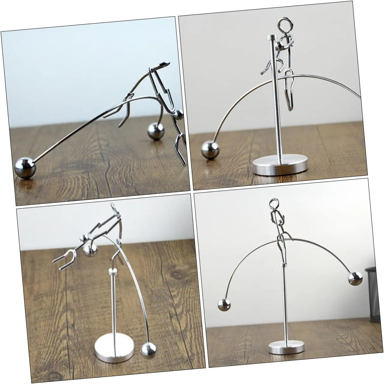 Desktop Balancing Tumbler Toy Creative Couple Art Decor for Home Office Physics Demonstration Stable Base for Science Enthusiasts