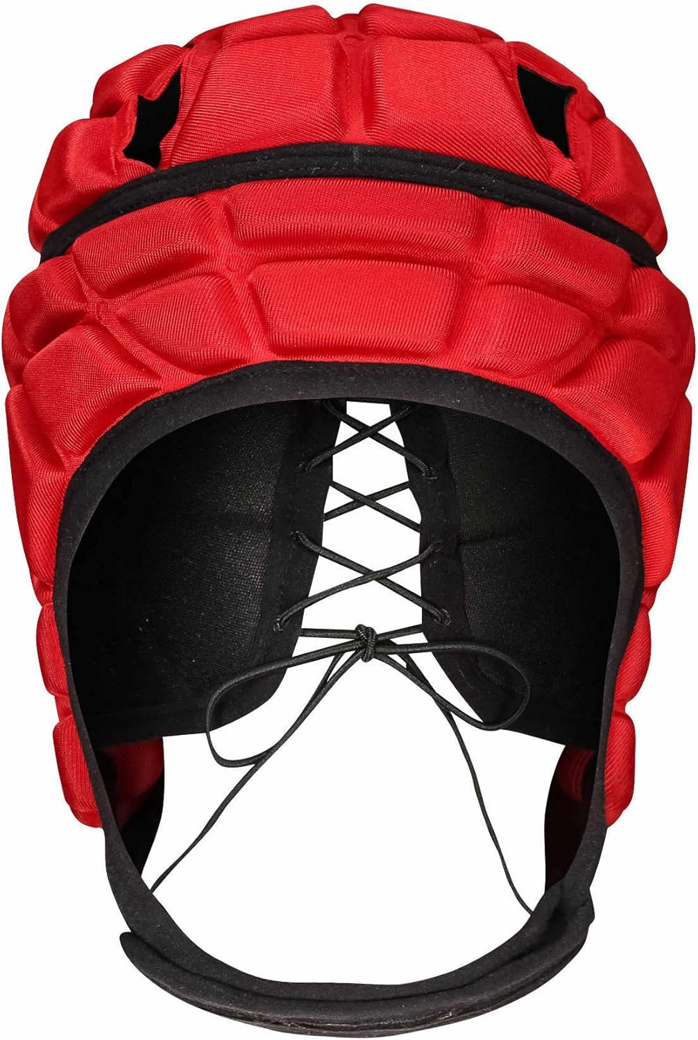 DGXINJUN Soft Shell Flag Football Helmet, 7v7 Rugby Helmet, Scrum Cap, Soccer Padded Headgear, Adjustable Head Protector for Youth Kids Adults