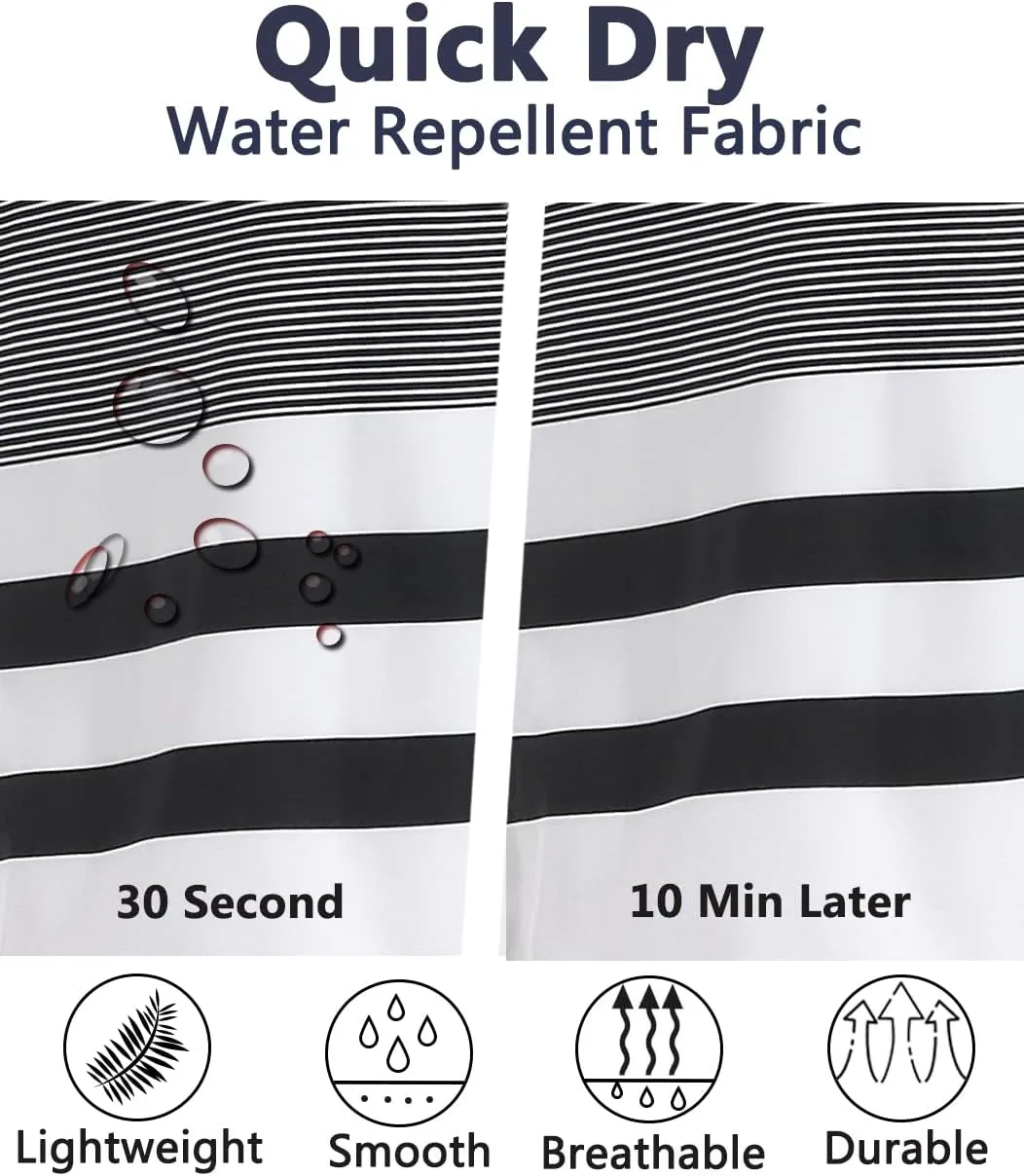 difficort Mens Swim Trunks with Compression Liner Quick Dry Bathing Suits Shorts with Zipper Pockets