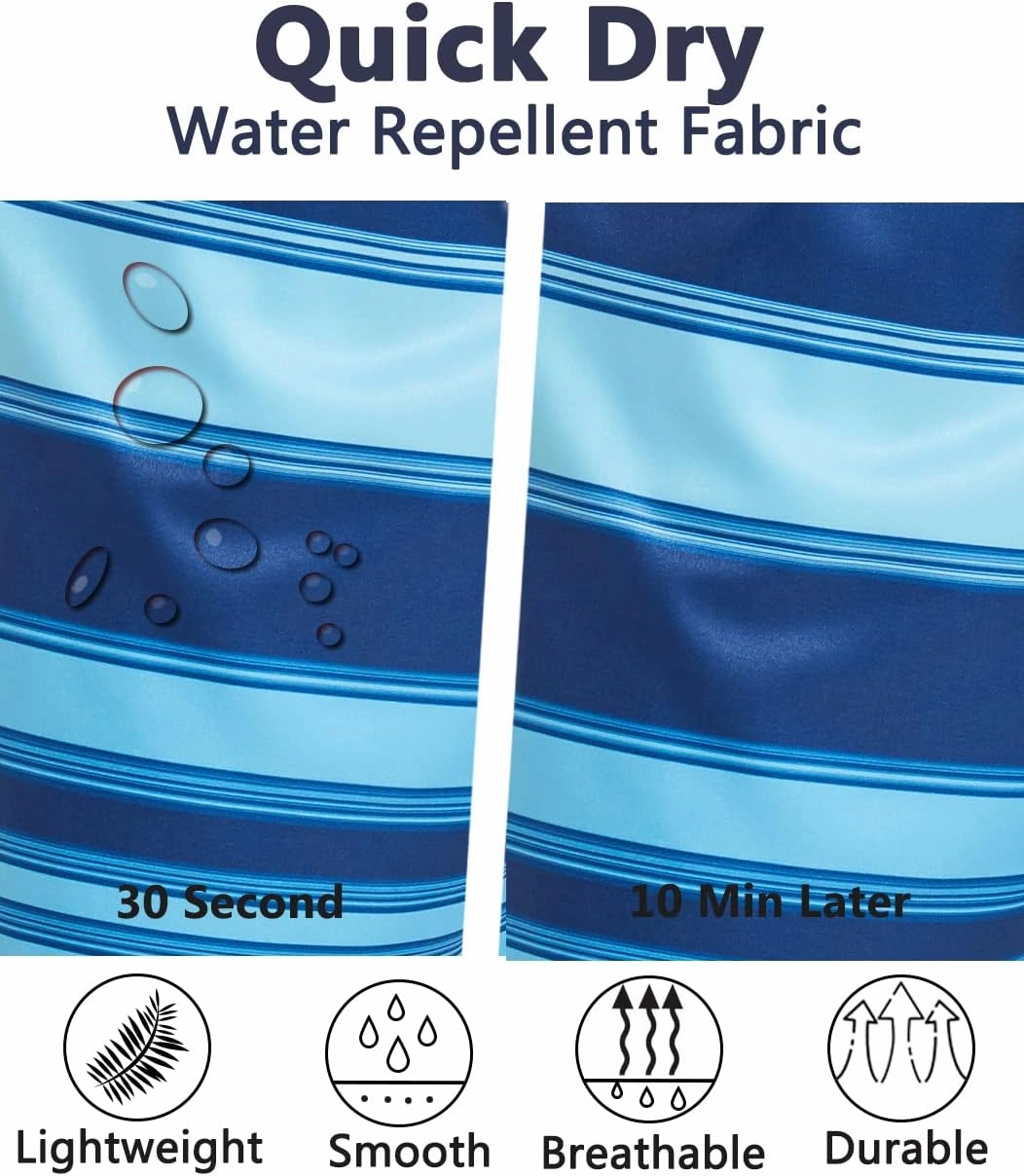 difficort Mens Swim Trunks with Compression Liner Quick Dry Bathing Suits Shorts with Zipper Pockets