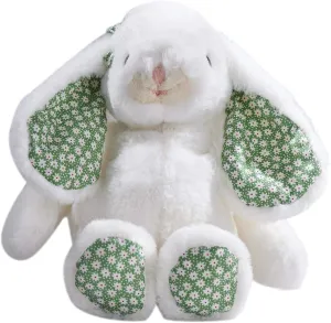 Dilly dudu Blossom Bunny Rabbit Stuffed Animal Plush Toy Best Gifts 10-Inch (Cream)