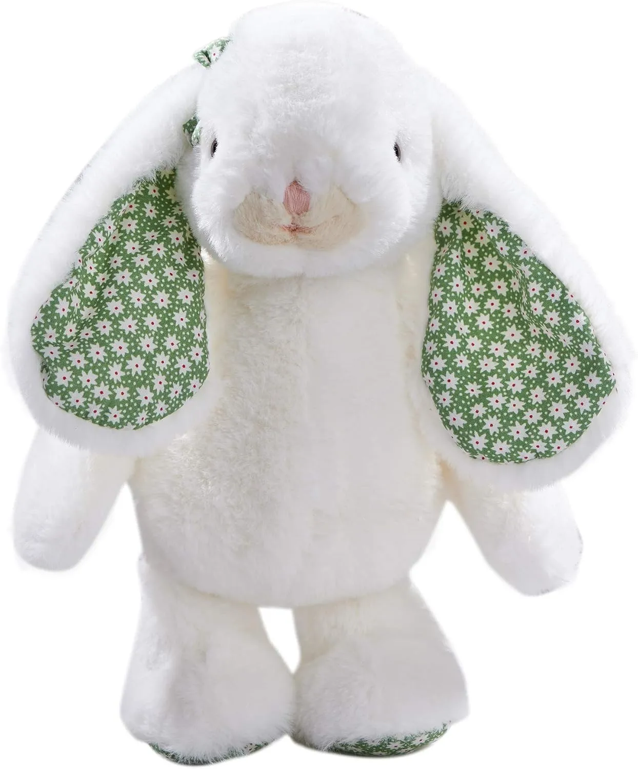 Dilly dudu Blossom Bunny Rabbit Stuffed Animal Plush Toy Best Gifts 10-Inch (Cream)