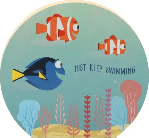 Disney Pixar Finding Dory Fish Bowl Shelf Sitter Decor - Just Keep Swimming - Cute Finding Dory Decoration