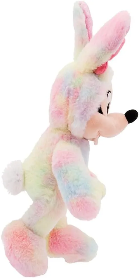 Disney Store Official Easter Plush - Cute Plushies with Pastel Dyes, Floppy Ears, and Cottontail - Soft Kids Toy with Embroidered Features - Plush Toys in Bunny Costume - Minnie Mouse