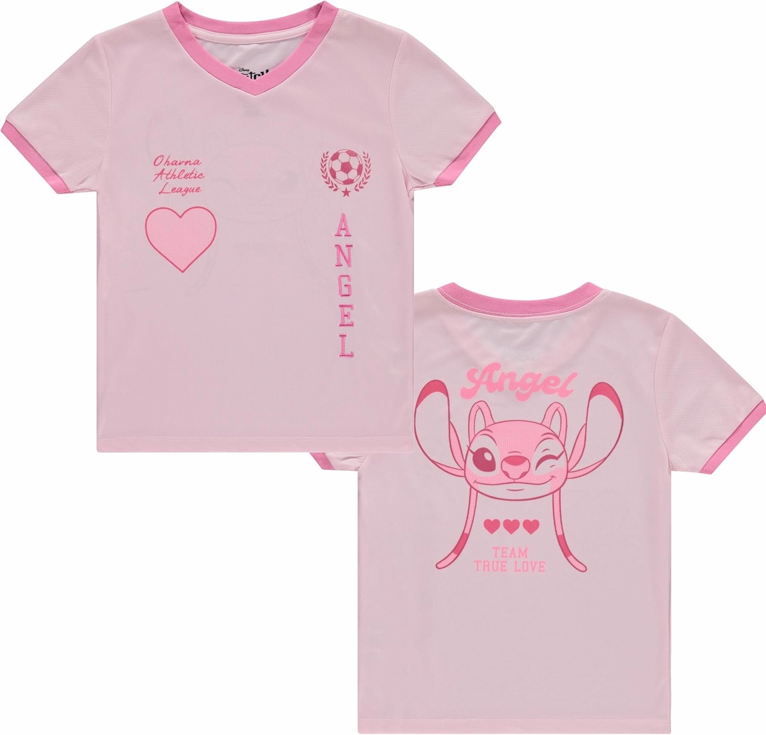 Disney Girls Lilo & Stitch Soccer Jersey T-Shirt - Girls Sizes 4-16