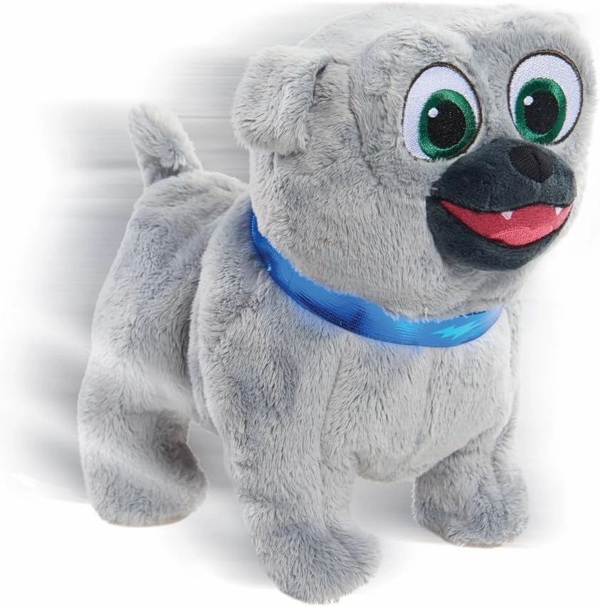Disney Junior Puppy Dog Pals Adventure Pals Plushie Walking and Barking Bingo, Officially Licensed Kids Toys for Ages 3 Up by Just Play