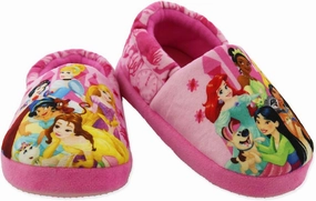 Disney Princess Girls Toddler Plush Aline Slippers