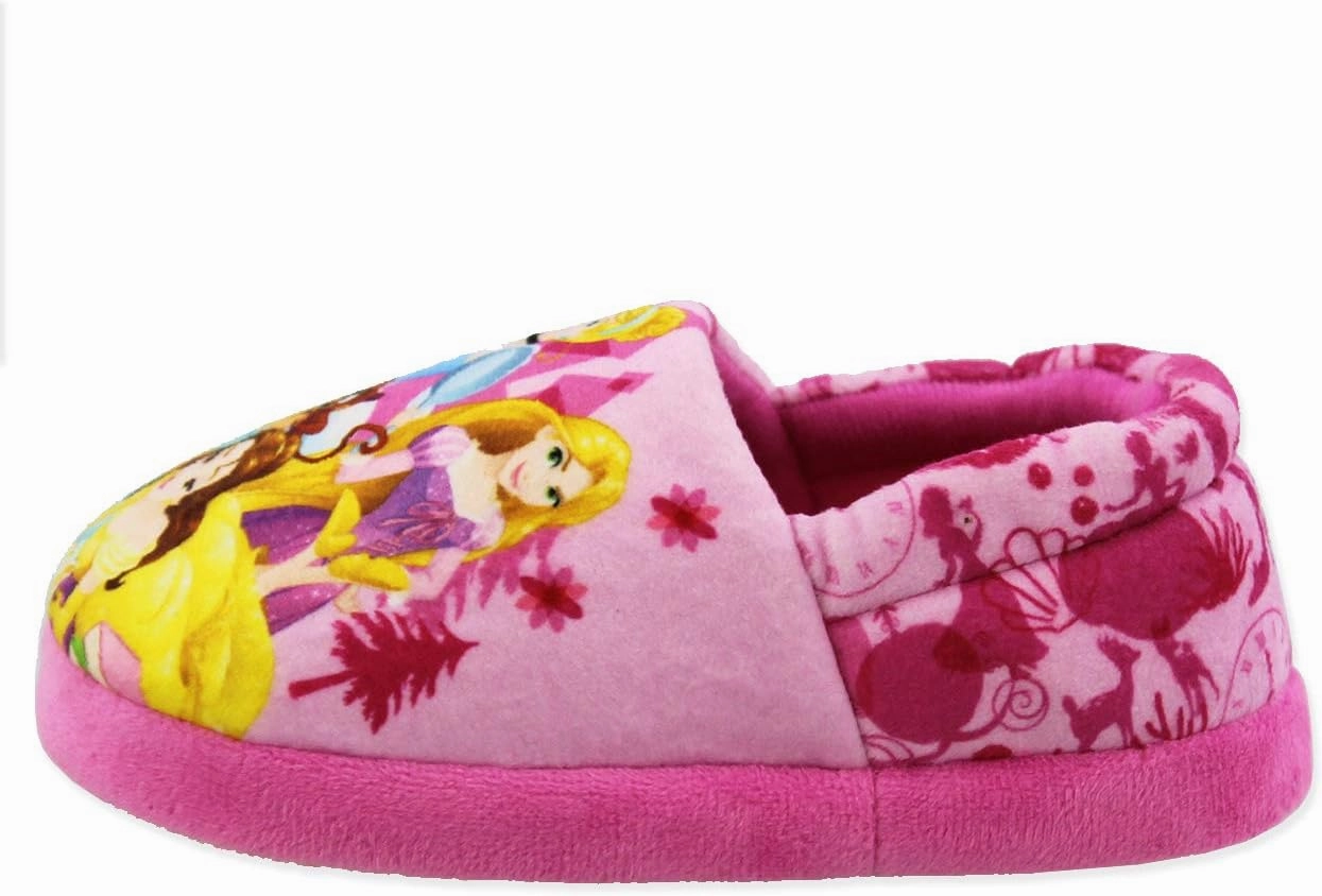 Disney Princess Girls Toddler Plush Aline Slippers