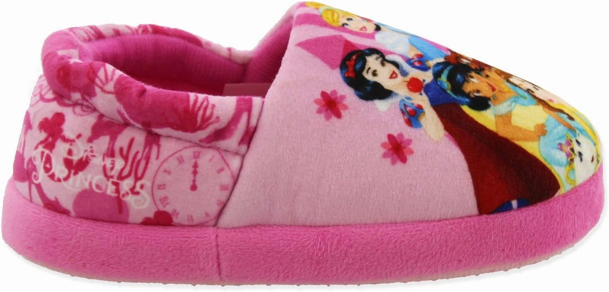 Disney Princess Girls Toddler Plush Aline Slippers
