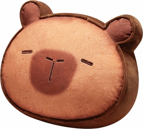 Ditucu Capybara Stuffed Animal Cute Capibara Napping Throw Pillows Soft Cushion Plush Decorative Gifts for Kids Brown 15.7 inch Dark Brown