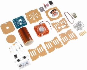 DIY Mini Rotating Music Tesla Coil Kit | Generate Plasma Arc | Wireless Transmission & Music Play | Educational Toy for Kids & Students