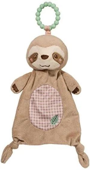 Douglas Baby Sloth Teether Plush Stuffed Animal Toy