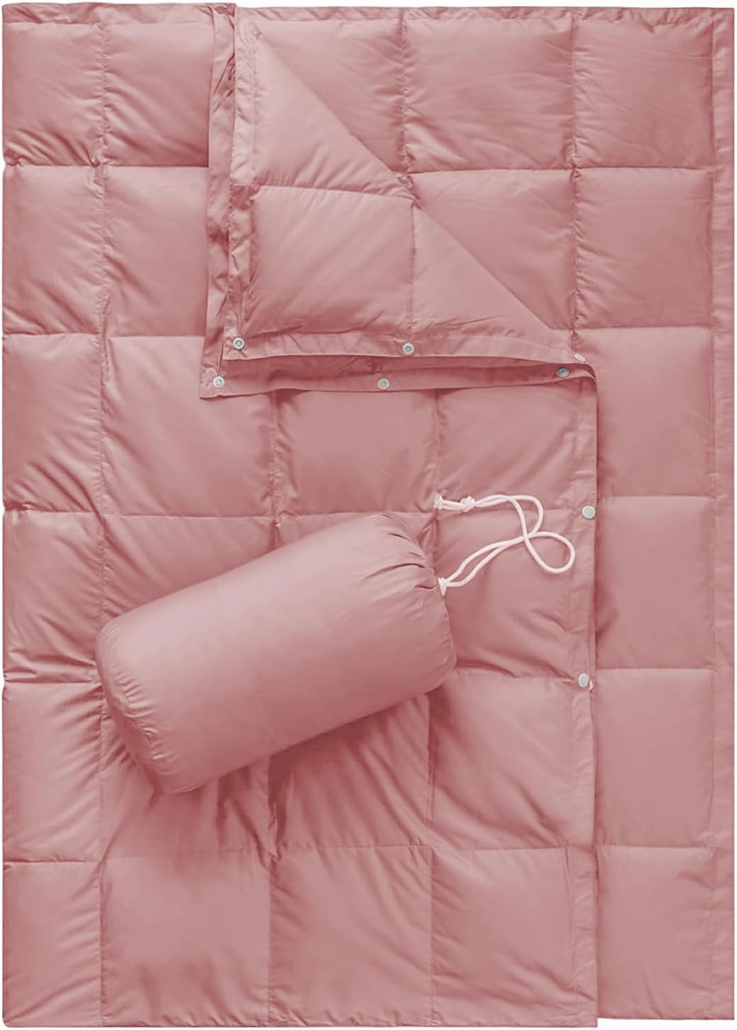 Down Camping Blanket,Puffy Down Blanket Packable Lightweight Down Throw Quilt Water-Resistant Outdoor Travel Blanket for Camping,Hiking,Stadium,Picnic,Car