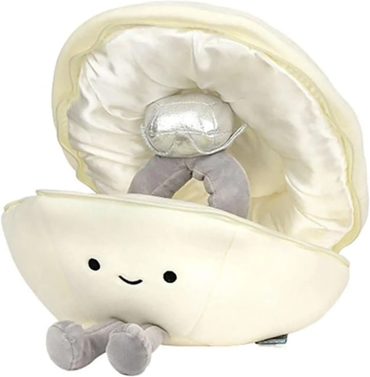 Drawelry Ring Box Plush Pillow Box Princess Diamond Ring Shell Case Throw Pillows Funny Soft Stuffed Dolls Sofa Bed Car Decor Pillow for Women Girls Wedding Birthday Gifts