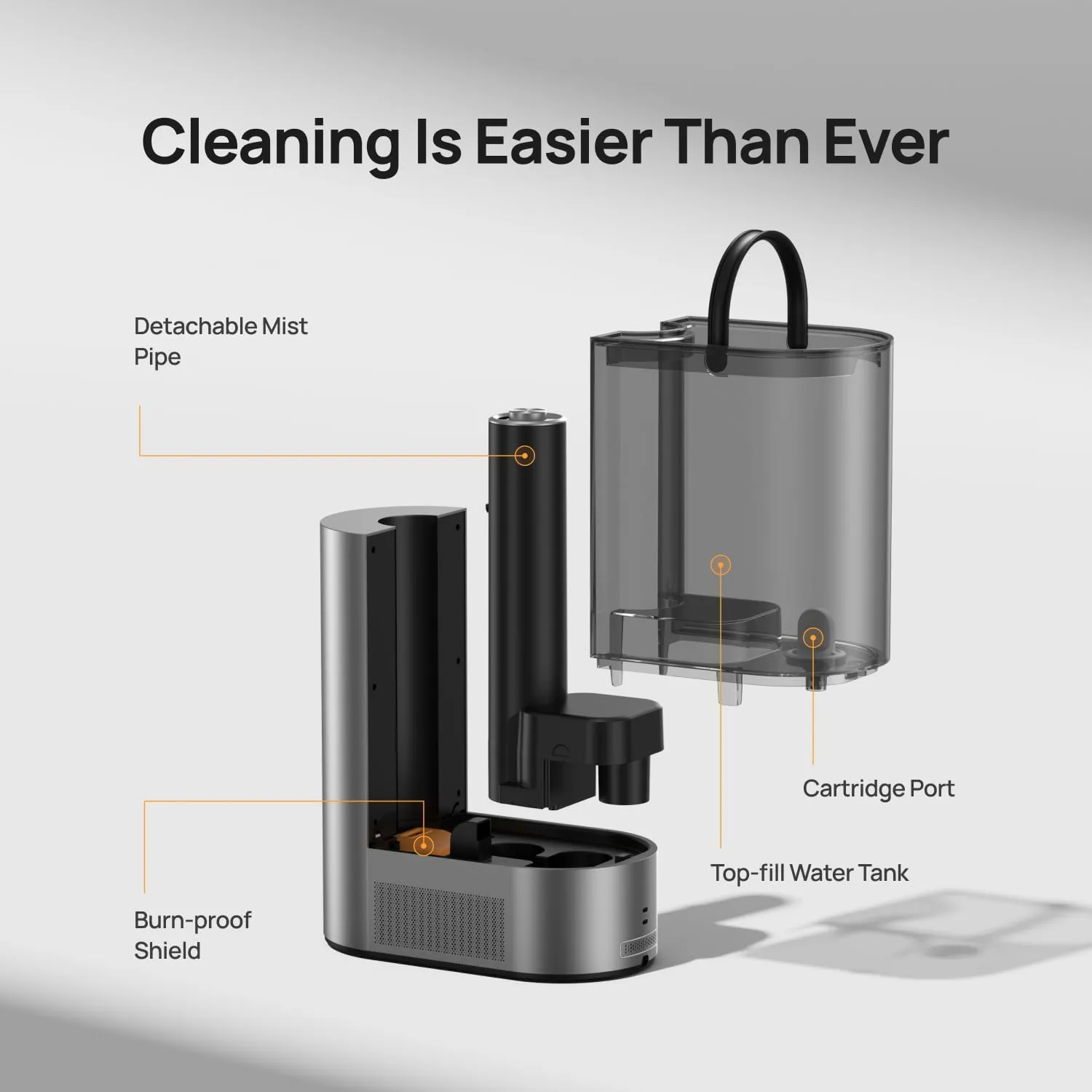 Dreo 6L Humidifiers for Bedroom, Smart Warm & Cool Mist for Large Room, 60Hr Quiet Runtime for Baby, Plant, Humidity Sensor, Indicator Light, 12H Timer, Google/Alexa, HM713S
