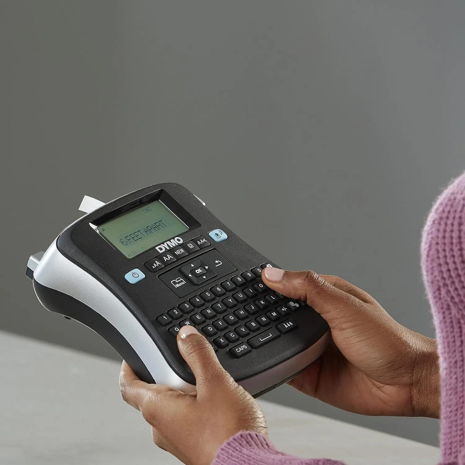 Dymo LabelManager 210D Label Maker | Desktop Label Printer | Portable Label Maker with QWERTY Keyboard | Large Display & One-Touch Smart Keys | for Home & Office