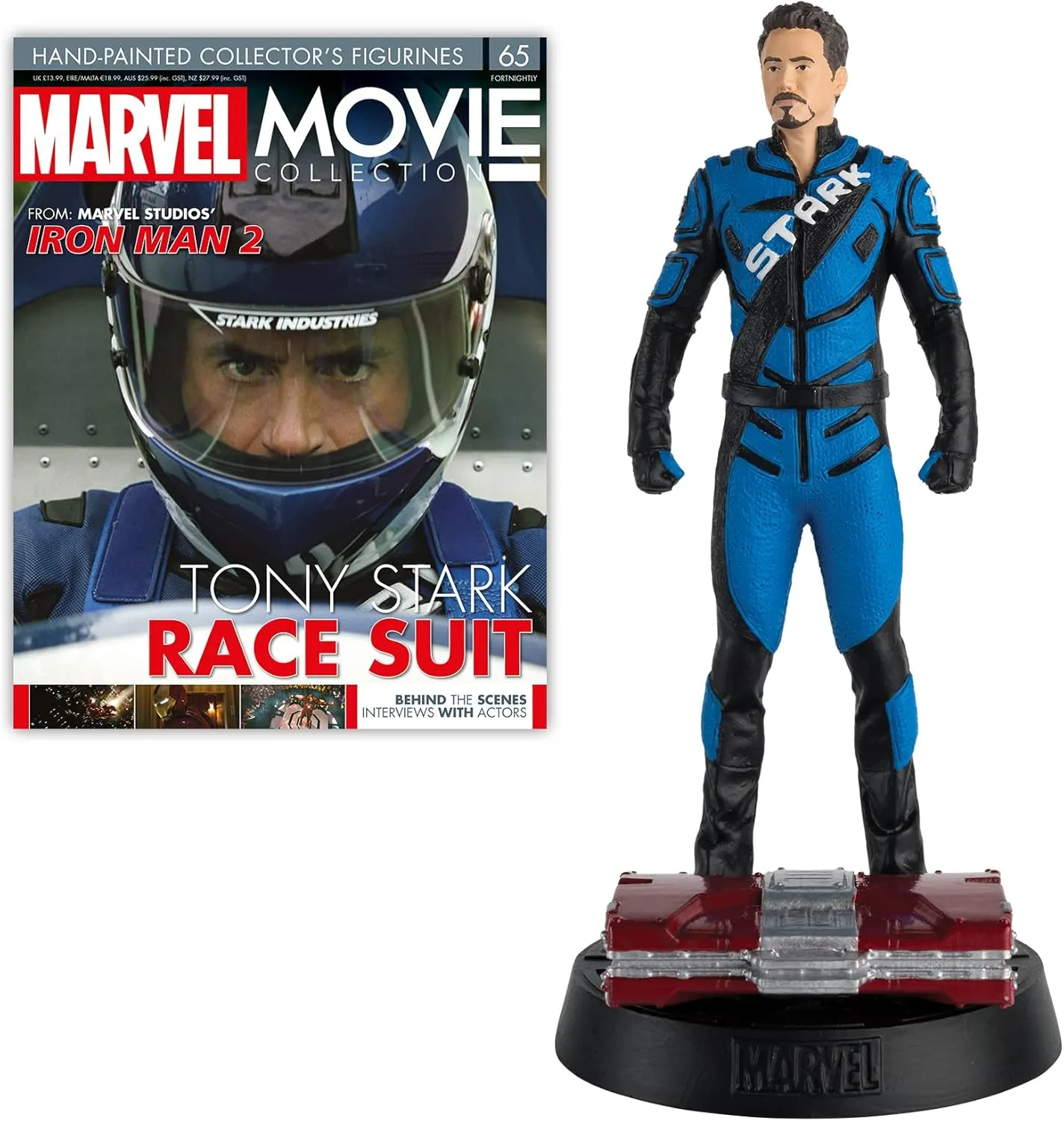 Eaglemoss Marvel Movie Collection 1:16 Figurine | Tony Stark Race Suit