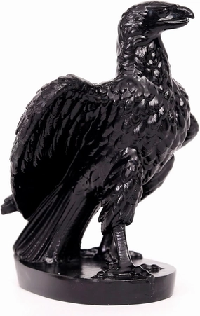 EASCHEER Eagle Statue 5.11" Gothic Black Bird Decor Eagle Figurine Falcon Statue Collectible Figurine…
