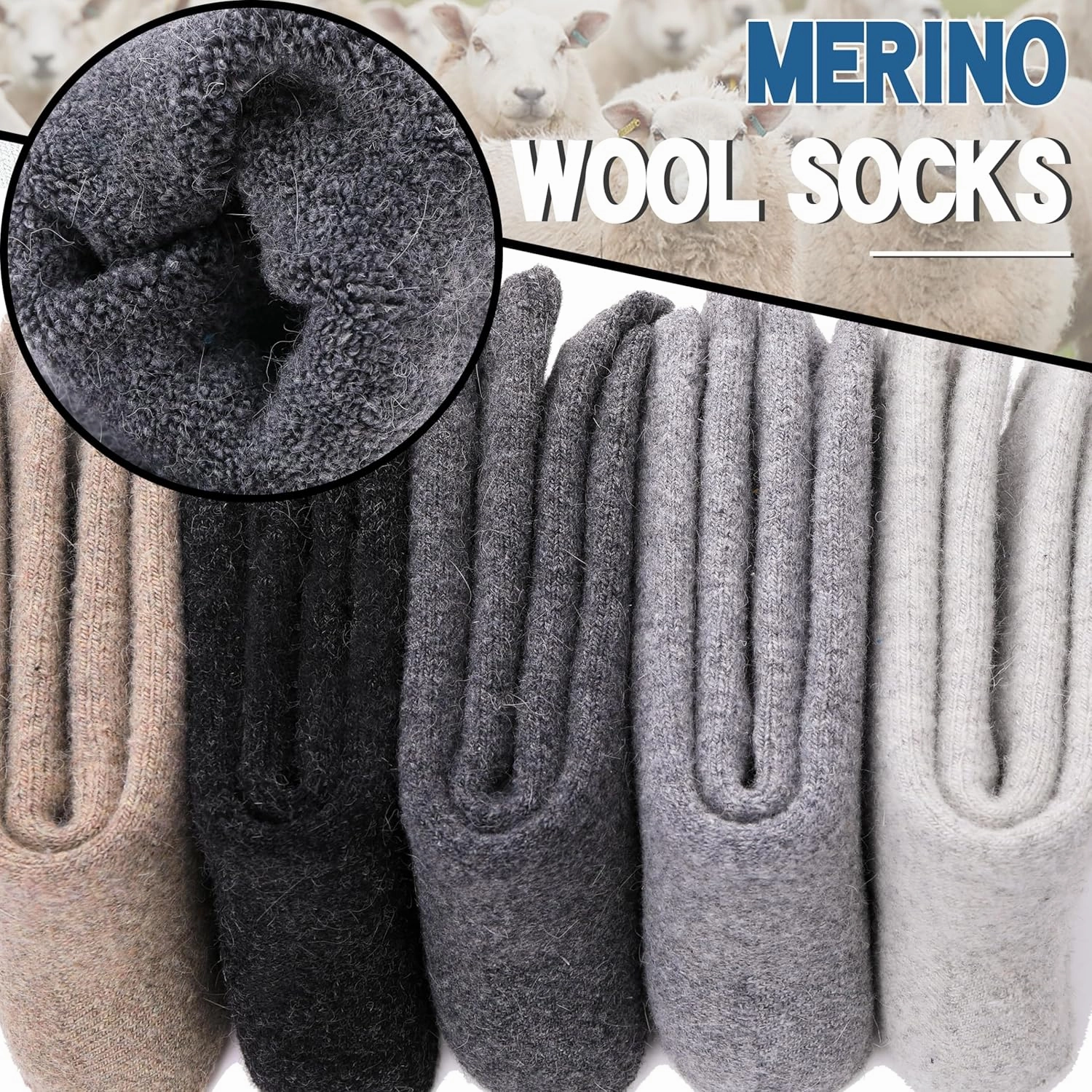 EBMORE Womens Fuzzy Socks Fleece Fluffy Cabin Plush Warm Sleep Soft Cozy Winter Adult Socks