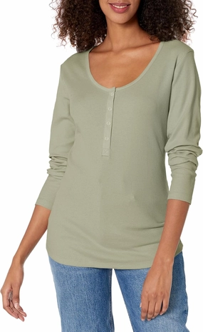 Eddie Bauer Women's Thermal Snap Henley