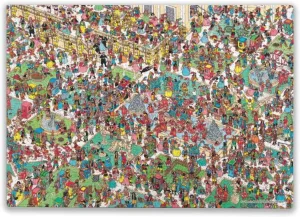 Education Intellectual Toy Puzzle 1000 Pieces Where's Waldo swashbuckling muskeeters Jigsaw Puzzless for Adults Puzzle in The World Impossible Puzzles Funny decompress Puzzle Gifts Colorful Puzzle