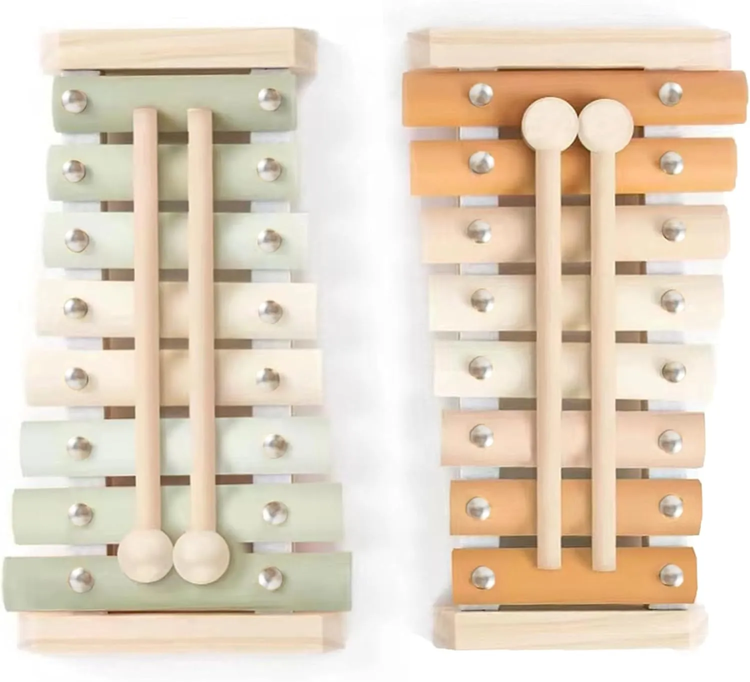 Ehome Xylophone, Baby Musical Instruments Montessori Wooden Toys for Toddlers 1-3, Aesthetic Musical Toys with Modern Boho Xylophone for Kids Baby Preschool Educational Birthday Gifts