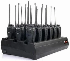 Eighteen Bay Rapid Desk Charger for Kenwood TK-3000 Rechargeable Two Way Radio