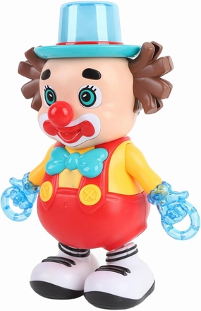 Electric Dancing Clown Toy, Light Up Infant Toy and Musical Clown, for Children with Music and Lights, for 3 Months  