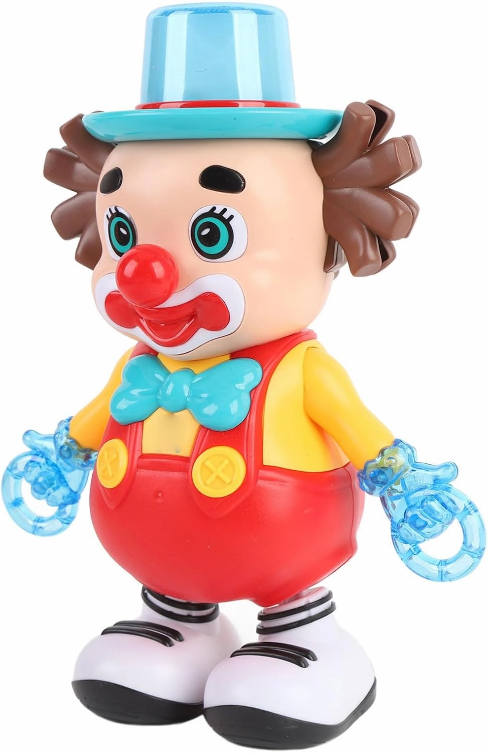 Electric Dancing Clown Toy, Light Up Infant Toy and Musical Clown, for Children with Music and Lights, for 3 Months  