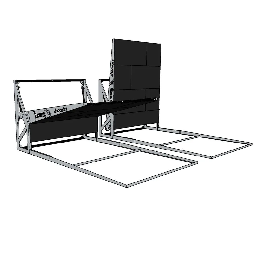 Electronically Adjustable Frame And Panels - Kilter Board 12 x 12 - 0-70 Degrees - Freestanding