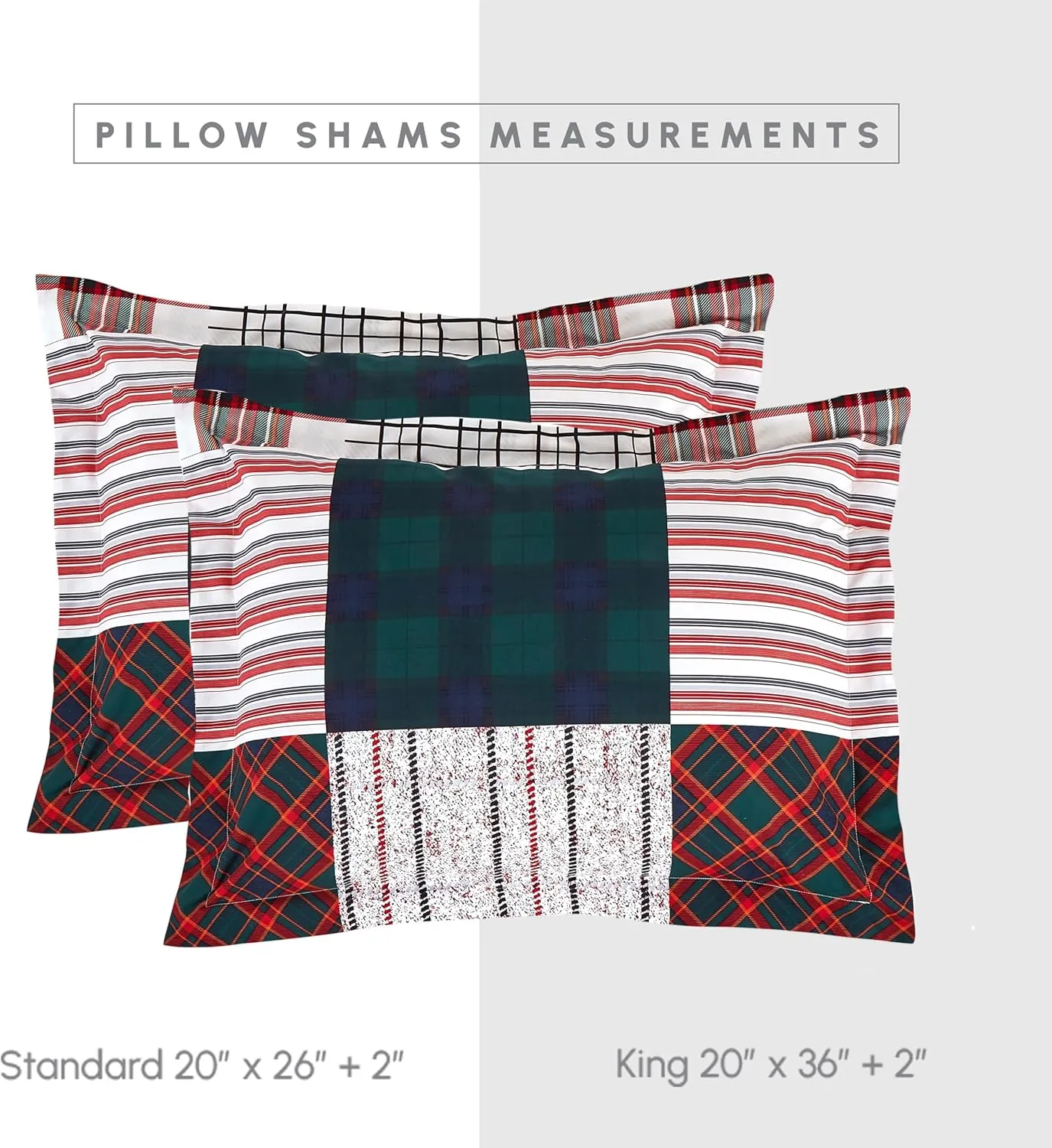 Elegant Comfort Silky Soft 8-Piece Cabin Lodge Bed-in-a-Bag Comforter Set, Includes 4pc Smart Sheet Set, Comforter, Decorative Pillow, Matching Pillowcases and Shams - King/California King, Burgundy